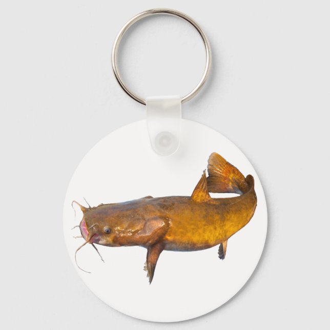 Fischerei auf Katfische Schlüsselanhänger (Vorderseite)