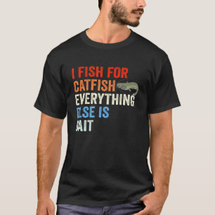 Fischerei auf Vintagen Fisch für Fische T-Shirt