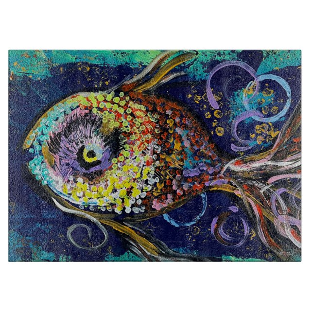 Fischerei Charcuterie/Zerspanplatte Schneidebrett (Vorderseite)