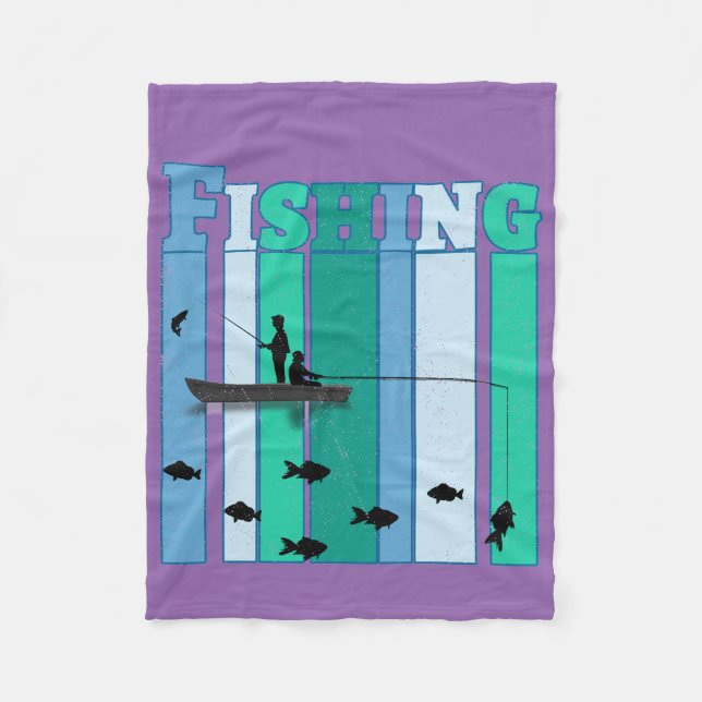 Fischerei | Die besten Fischgeschenke Fleecedecke (Vorderseite)