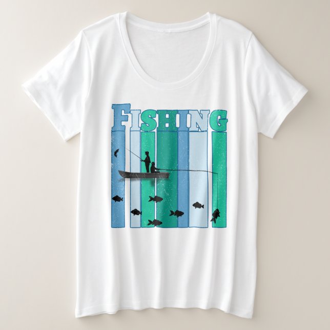 Fischerei | Die besten Fischgeschenke Große Größe T-Shirt (Design vorne)
