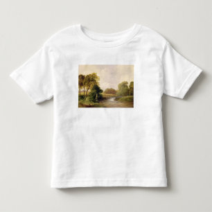 Fischerei: Einen Fisch (Öl auf Leinwand) spielen Kleinkind T-shirt