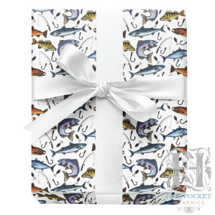 Fischerei-Einwickelpapier Geschenkpapier