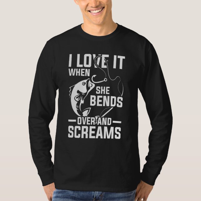 Fischerei Fischer Joke Hobby Fischerei T-Shirt (Vorderseite)