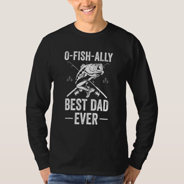 Fischerei für Männer Vater Fischer Bester Vater je T-Shirt (Vorderseite)