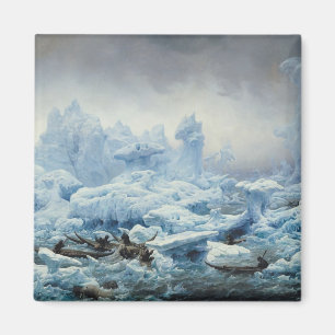 Fischerei für Walroß im Nordpolarmeer, 1841 Magnet