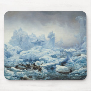 Fischerei für Walroß im Nordpolarmeer, 1841 Mousepad