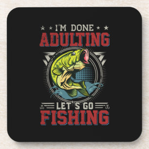 Fischerei Getränkeuntersetzer