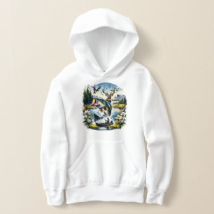 Fischerei, Hirsch, Entenjagd Hoodie