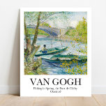 Fischerei im Frühjahr durch Vincent van Gogh Poster<br><div class="desc">Fischerei im Frühjahr,  Pont de Clichy (Asnières) (1887) von Vincent Van Gogh</div>