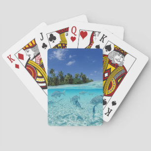 Fischerei im Meer Spielkarten