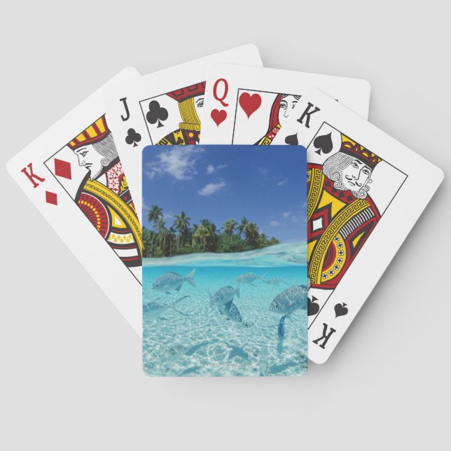 Fischerei im Meer Spielkarten (Rückseite)