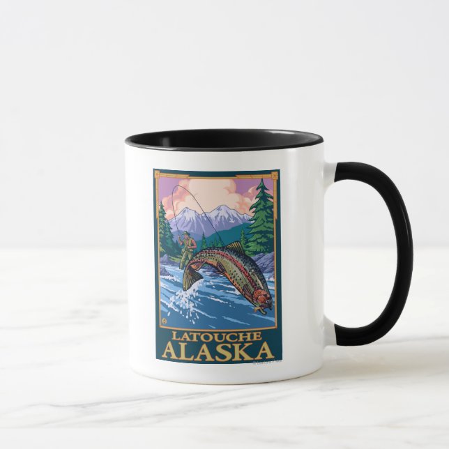 Fischerei - Latouche, Alaska Tasse (Rechts)