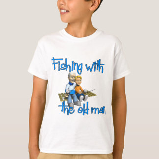 Fischerei mit dem alten Mann T-Shirt