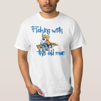 Fischerei mit dem alten Mann T-Shirt