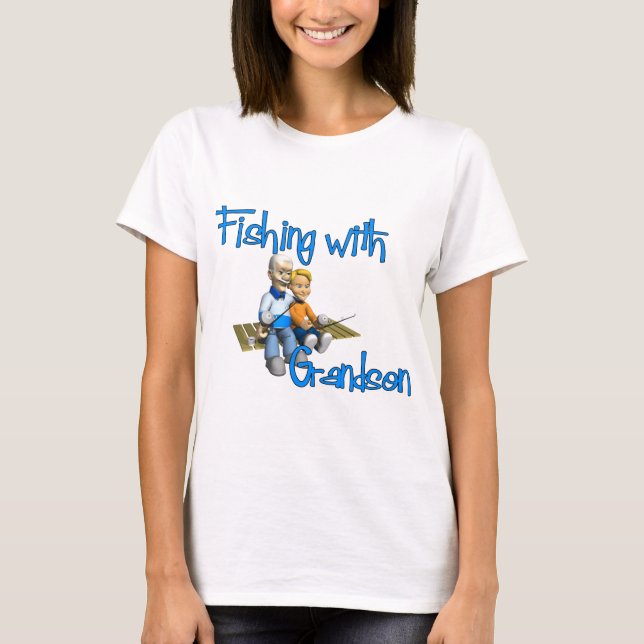 Fischerei mit Grandson Shirt (Vorderseite)