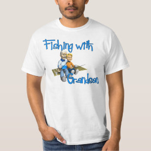 Fischerei mit Grandson Shirt