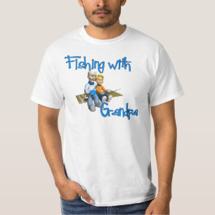 Fischerei mit Großvater-Fischen-Shirt T-Shirt