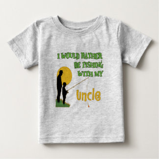 Fischerei mit meinem Onkel Baby T-shirt