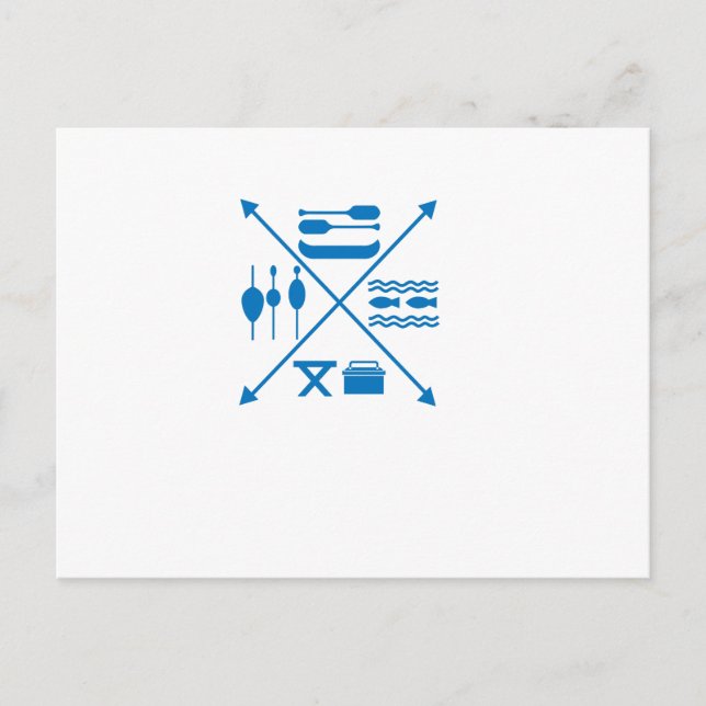 Fischerei Postkarte (Vorderseite)