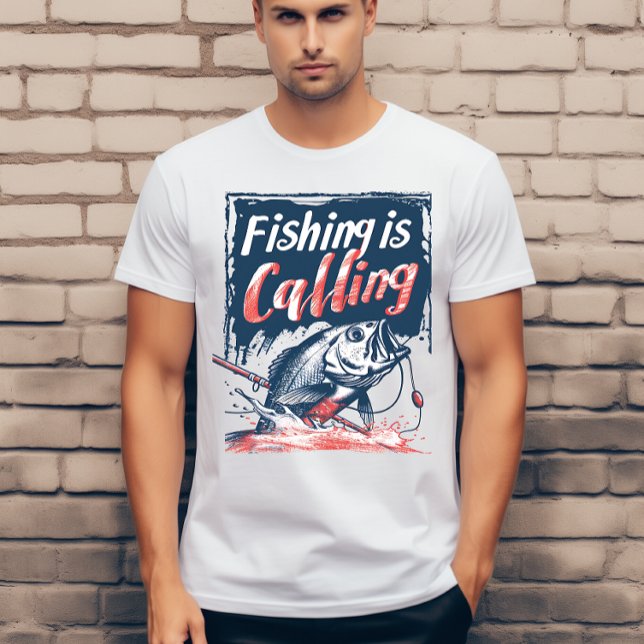 Fischerei ruft T-Shirt (Von Creator hochgeladen)