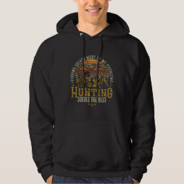 Fischerei & Schattenjäger Antlerelch, Hirschjagd Hoodie