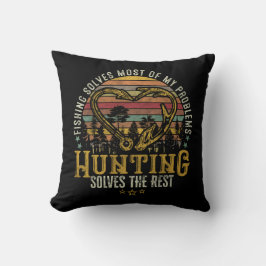 Fischerei & Schattenjäger Antlerelch, Hirschjagd Kissen