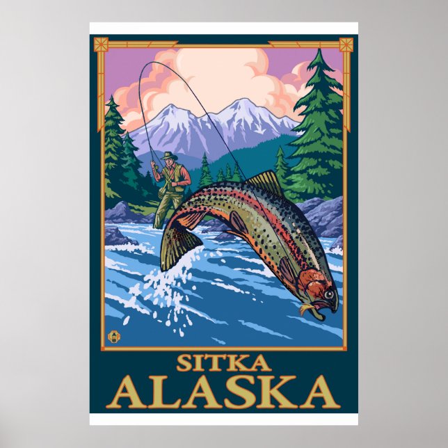 Fischerei - Sitka, Alaska Poster (Vorne)