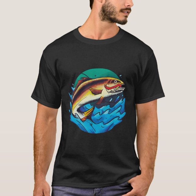 Fischerei T-Shirt (Vorderseite)