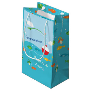 Fischerei Theme Babydusche für Fischer Kleine Geschenktüte
