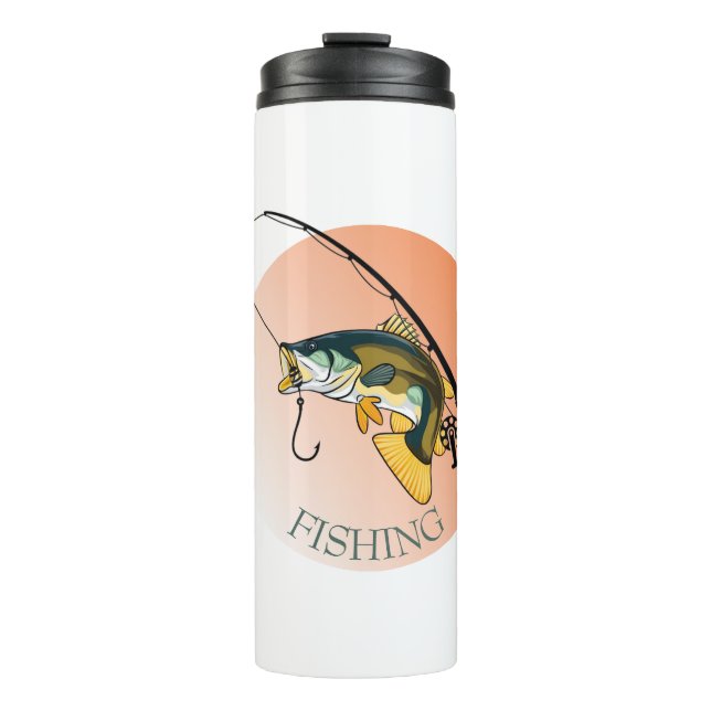 Fischerei Thermosbecher (Vorderseite)