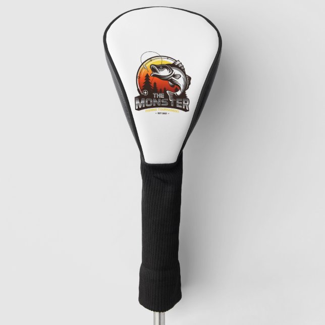 Fischerei-Turnier Golf Headcover (Vorderseite)