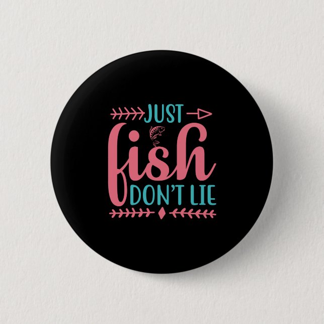 Fischerei und Fischerei Button (Vorderseite)