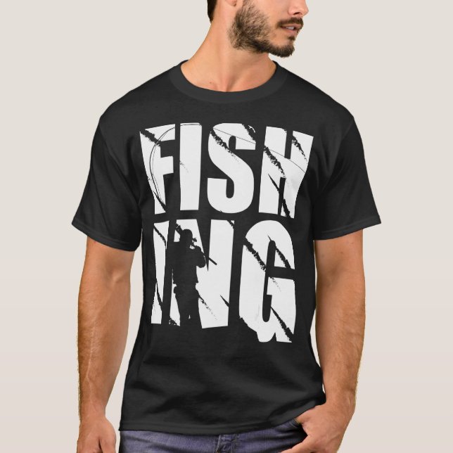 Fischerei und Fischerei T-Shirt (Vorderseite)
