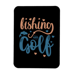 Fischerei und Golf Magnet