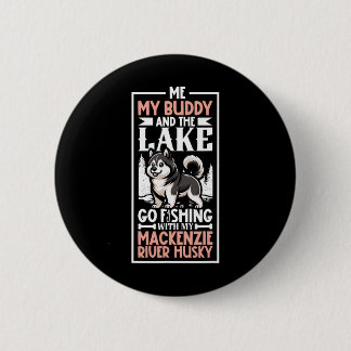 Fischerei und Mackenzie River Husky Button