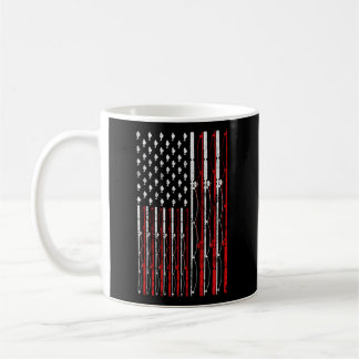 Fischerei unter amerikanischer Flagge Kaffeetasse