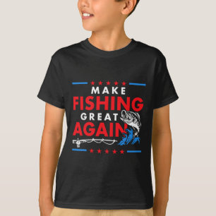 Fischerei wieder großartig machen lustiger Fischer T-Shirt