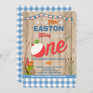 Fischerei zum Geburtstag Einladung von Fischern — 