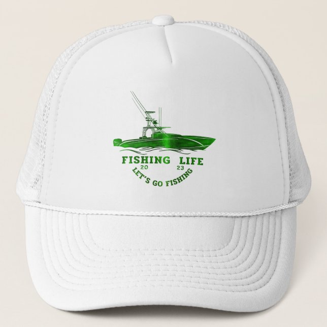 Fischereiboot  truckerkappe (Vorderseite)