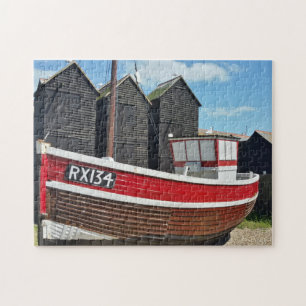 Fischereiboote in Hastings Sussex