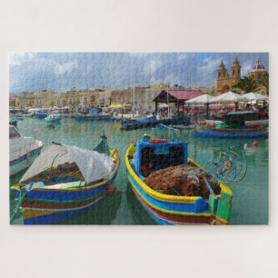 Fischereiboote von Malta.