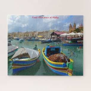 Fischereiboote von Malta. Puzzle