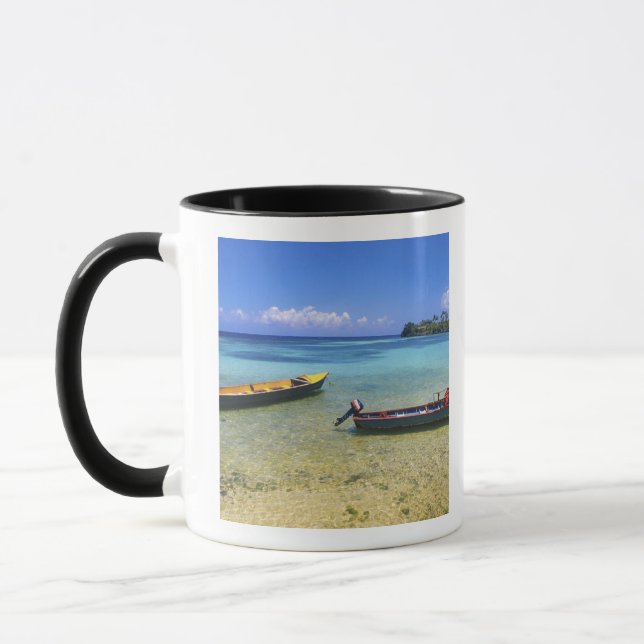 Fischereifahrzeuge, Boston Beach, Port Antonio, Tasse (Links)
