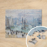Fischereifahrzeuge, die den Hafen Verlassend | Cla<br><div class="desc">Fischerboote Verlassend den Hafen Le Havre (1874) von Claude Monet,  französischer Impressionist. Originelle Kunstmalerei ist ein Öl auf der Leinwand,  das eine abstrakte Meereslandschaft mit Schiffen auf dem Wasser und Menschen im Vordergrund darstellt. Verwenden Sie die Entwurfstools,  um einen benutzerdefinierten Text hinzuzufügen oder das Bild zu personalisieren.</div>