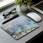 Fischereifahrzeuge, die den Hafen Verlassend | Cla Mousepad<br><div class="desc">Fischerboote Verlassend den Hafen Le Havre (1874) von Claude Monet,  französischer Impressionist. Originelle Kunstmalerei ist ein Öl auf der Leinwand,  das eine abstrakte Meereslandschaft mit Schiffen auf dem Wasser und Menschen im Vordergrund darstellt. Verwenden Sie die Entwurfstools,  um einen benutzerdefinierten Text hinzuzufügen oder das Bild zu personalisieren.</div>