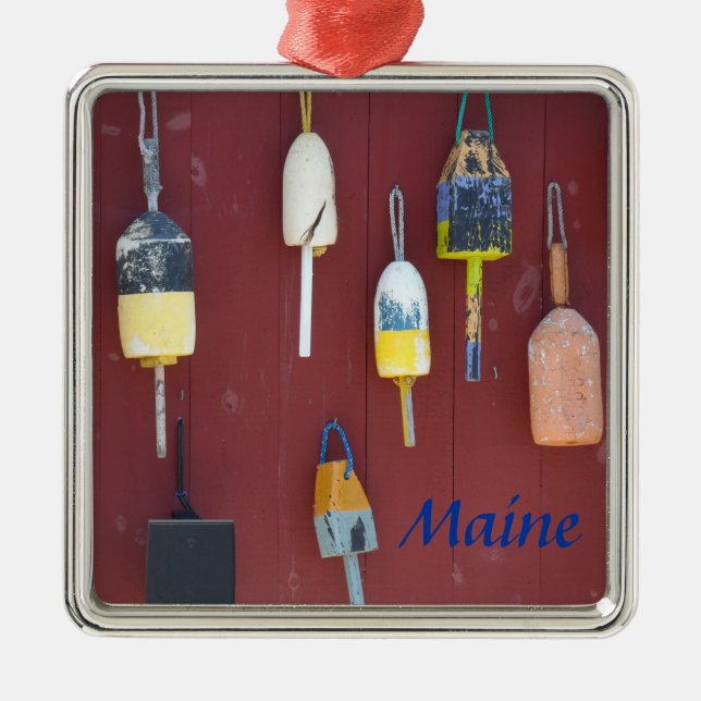 Fischereifahrzeuge - Maine Ornament Aus Metall (Vorne)