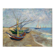 Fischereifahrzeuge - Vincent Van Gough 1888