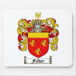 FISCHEREIFAMILIENWAPPEN - FISCHEREIKOPF VON WAFFEN MOUSEPAD