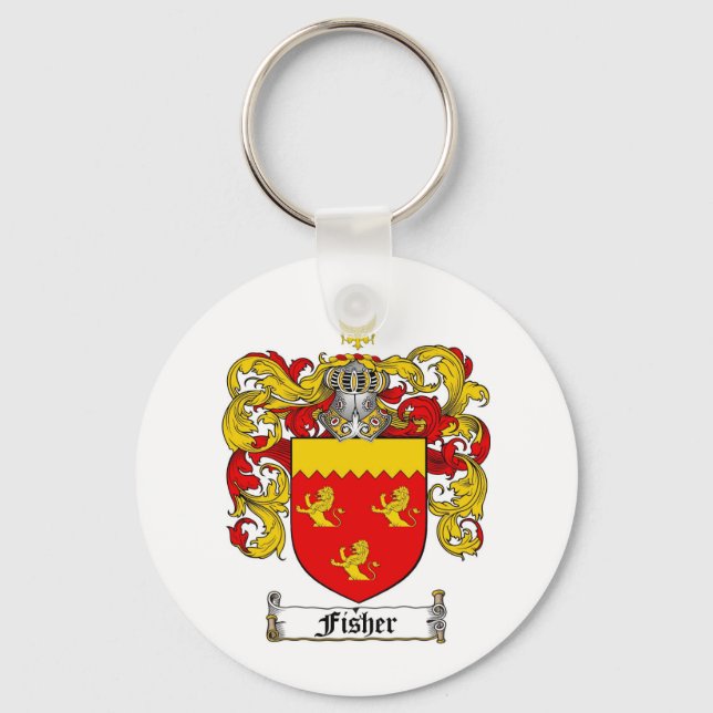 FISCHEREIFAMILIENWAPPEN - FISCHEREIMUSTER SCHLÜSSELANHÄNGER (Vorderseite)